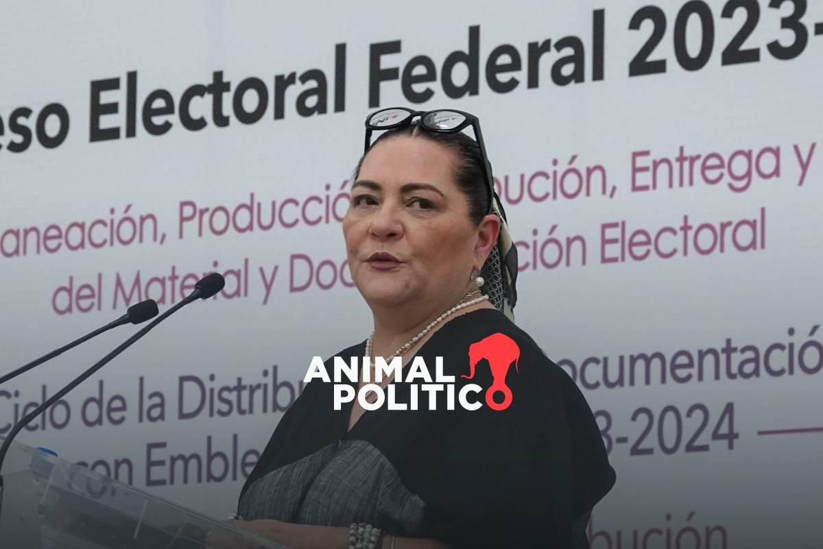 Guadalupe Taddei, consejera presidenta del INE, pide a organizaciones no utilizar el color rosa