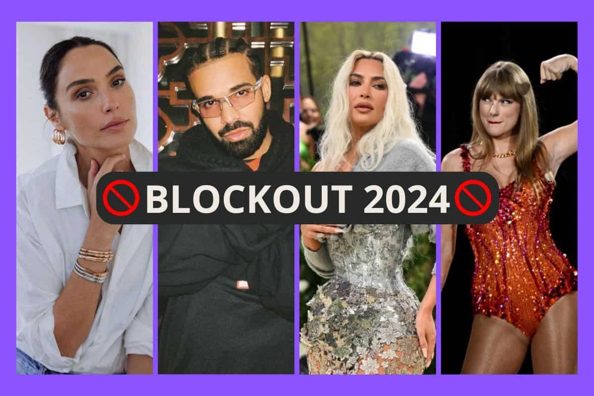 Qué es Blockout 2024, el movimiento que bloquea celebridades por la crisis en Gaza
