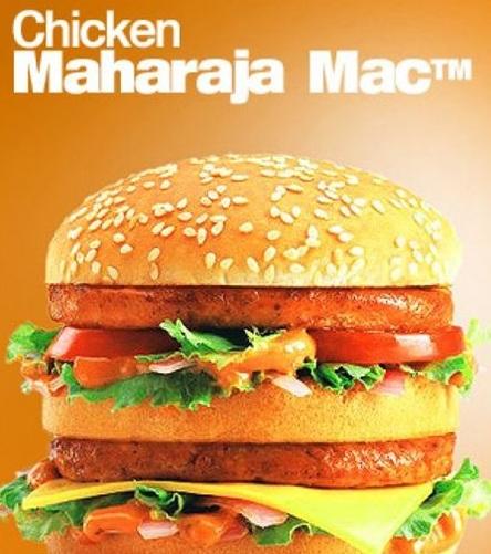 INDIA - MC DONALD APRE FAST FOOD VEGETARIANO AL 100% - DVClub