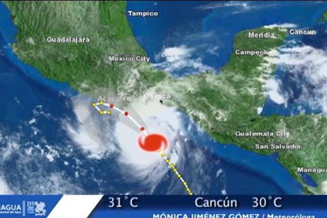 Amplían la alerta por “Carlotta” a diez estados