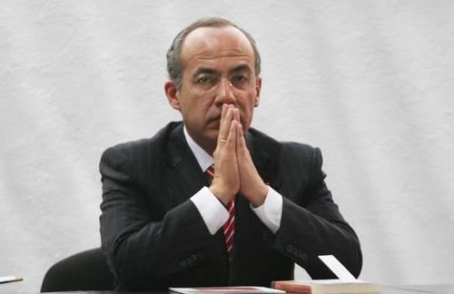 Calderón anuncia “voto de silencio” sobre temas nacionales