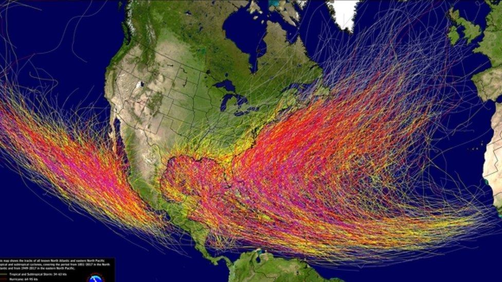Huracán Michael: por qué los ciclones apuntan con frecuencia a Estados Unidos y otras 3 cosas que quizás no sabías sobre el movimiento de estas tormentas