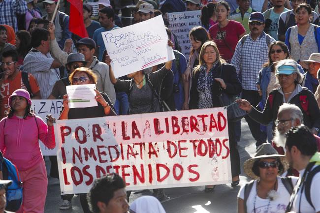 Propondrán hoy en la ALDF libertad bajo fianza de detenidos por #1DMX