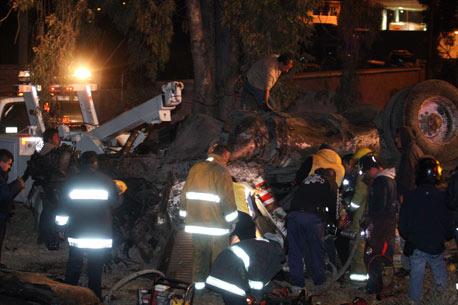 Choque en “La Pera” deja 19 personas lesionadas
