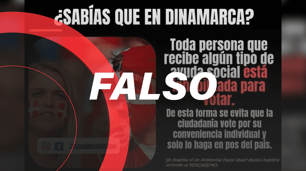 Las personas beneficiadas por programas sociales sí pueden votar en Dinamarca