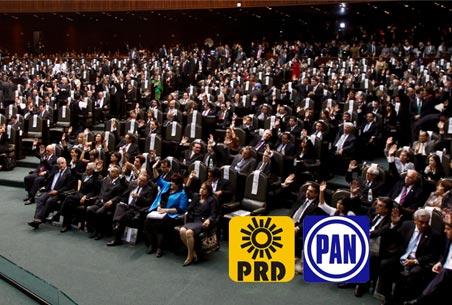 Planean PAN y PRD iniciativa para alianzas parlamentarias