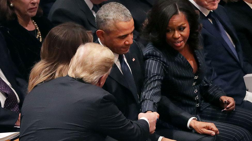 Funeral de George H. W. Bush: la histórica foto de cuatro presidentes estadounidenses juntos y otros momentos curiosos del último adiós a George H. W. Bush