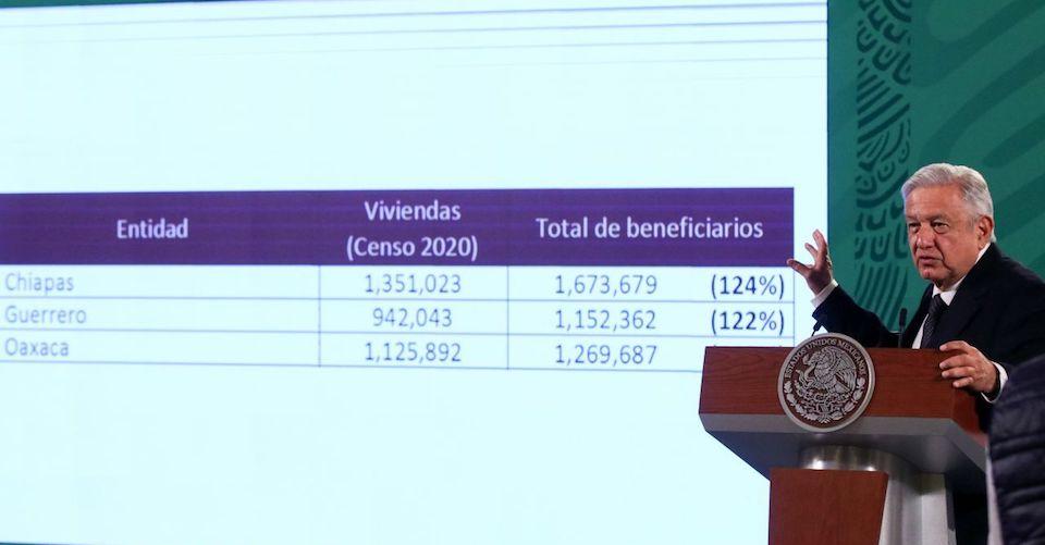 INE ordena eliminar conferencia de AMLO por promocionar programas sociales