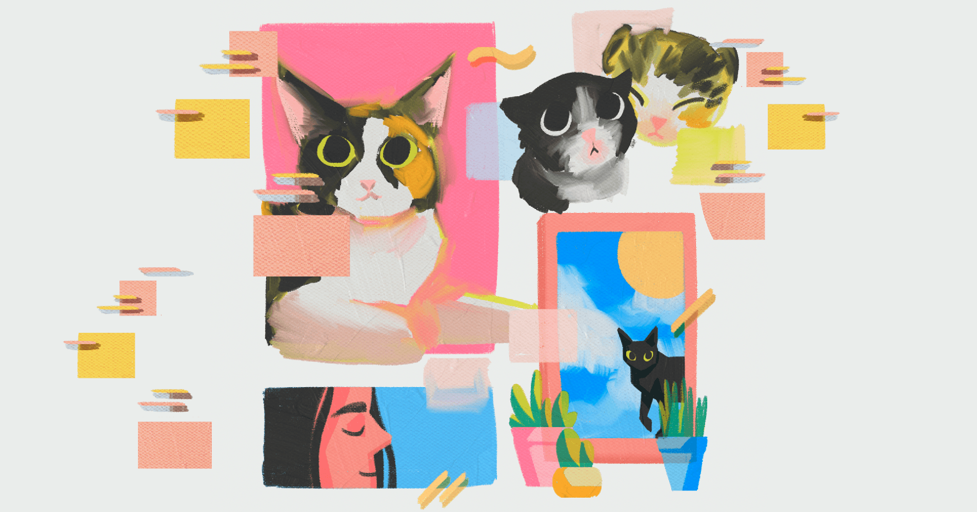 Me quedé encerrada, vi un parto de gatitos y fue un acercamiento a la vida