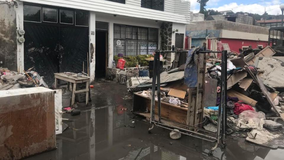 Afectados por inundación en Tula se endeudan para recuperar su patrimonio