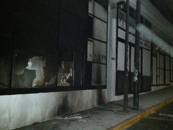 Atacan oficinas del PRI en Morelos