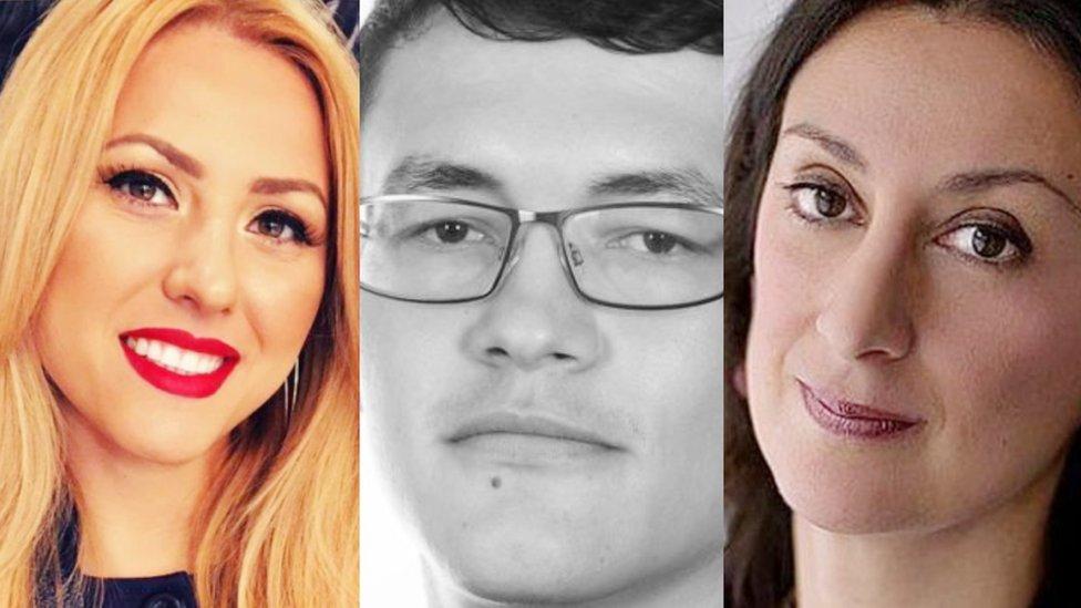 Marinova, Kuciak y Caruana Galizia: qué investigaban los 3 periodistas asesinados en la Unión Europea en el último año