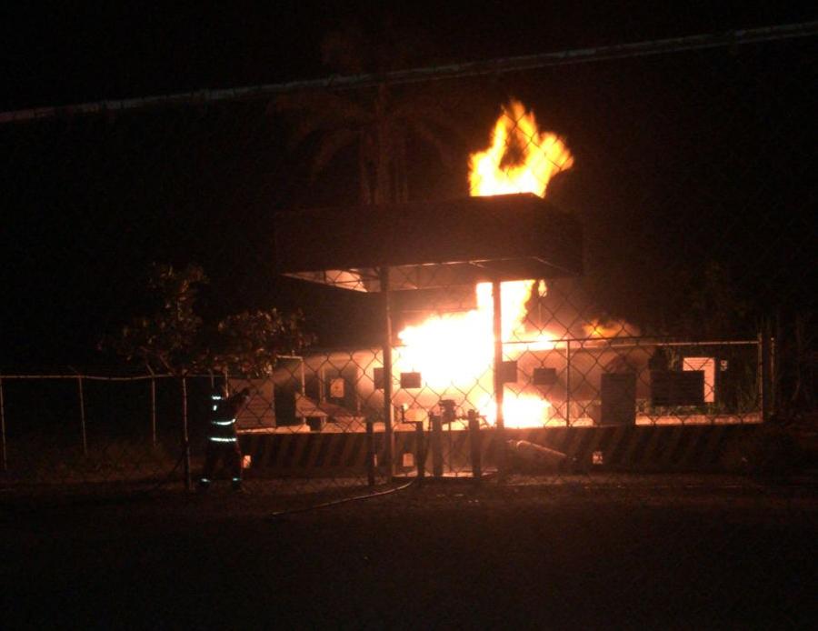 Hombre provoca explosión en estación de gas en Veracruz; deja más de dos lesionados