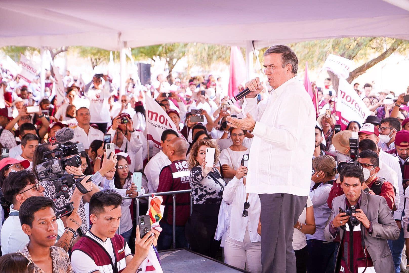 Ebrard y Sheinbaum salen de gira para apoyar a candidatas y candidatos de Morena