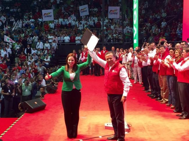 Rinde Ivonne Álvarez protesta como candidata del PRI al gobierno de Nuevo León