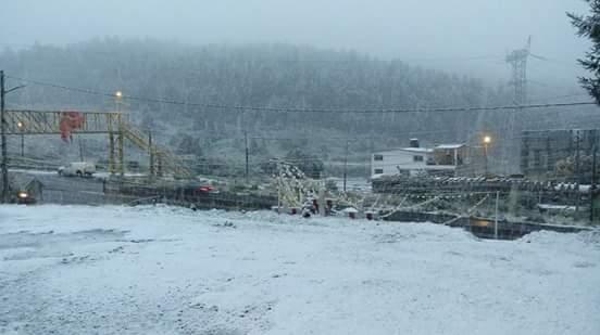 Lluvias, frío y nieve en La Marquesa: el invierno se recrudece en México