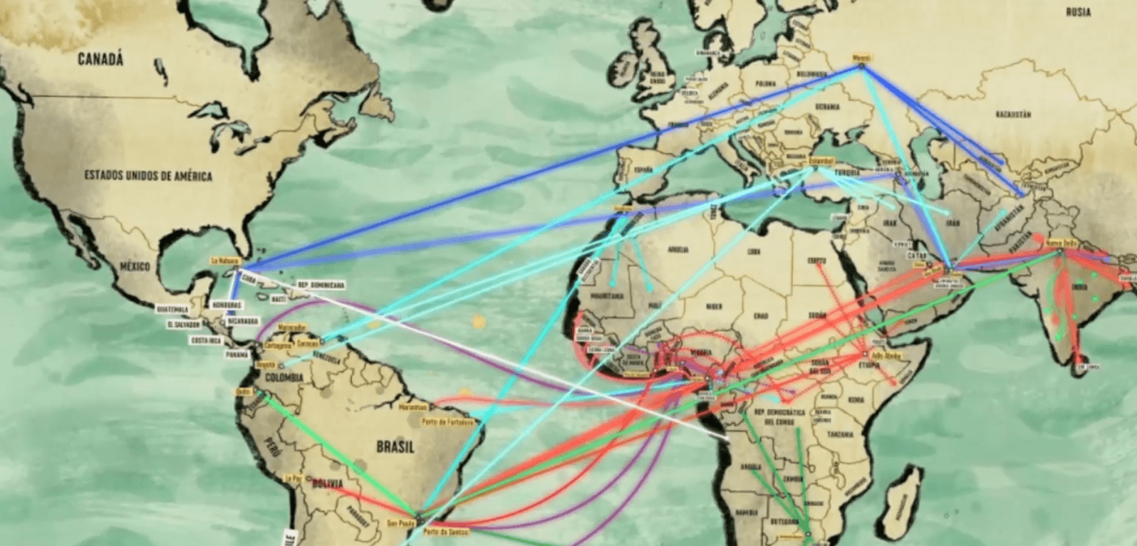 Migrantes de otro mundo: travesía desde Asia y África para llegar a Norteamérica
