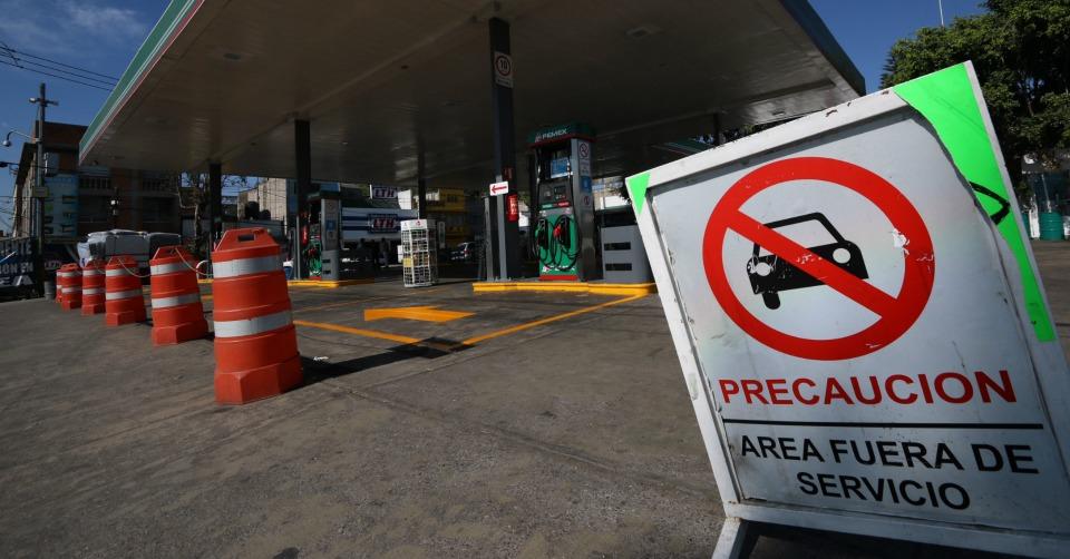 Cierran gasolineras en Tlaxcala por desabasto de combustible