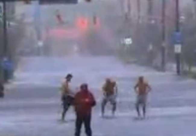Bailando en medio de la tormenta