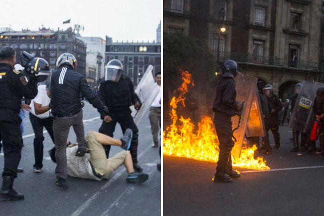 “Fuimos los agredidos”, dice policía-DF; jóvenes denuncian “detenciones arbitrarias”