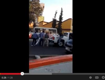 Graban presunto secuestro en metro Oceanía