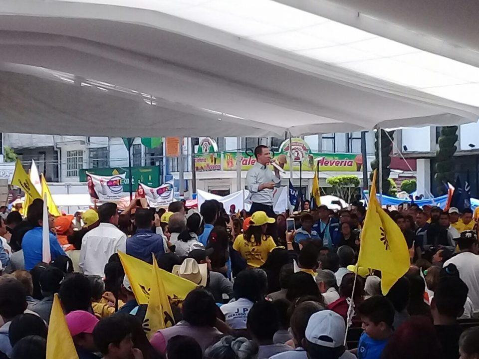 Acabar con gastos innecesarios del gobierno, la promesa de Anaya en el Edomex