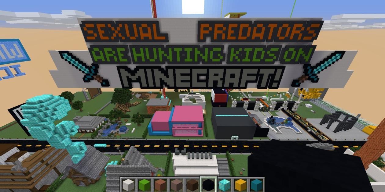 *Papás organizan protesta virtual en Minecraft* para evitar que abusadores hablen con sus hijos