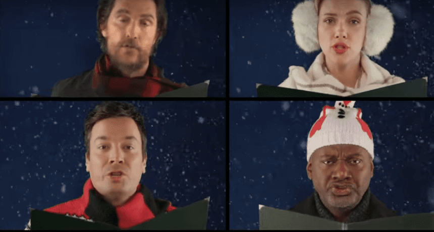 Scarlett Johansson, Reese Witherspoon, Paul McCartney y otros famosos te desean feliz Navidad