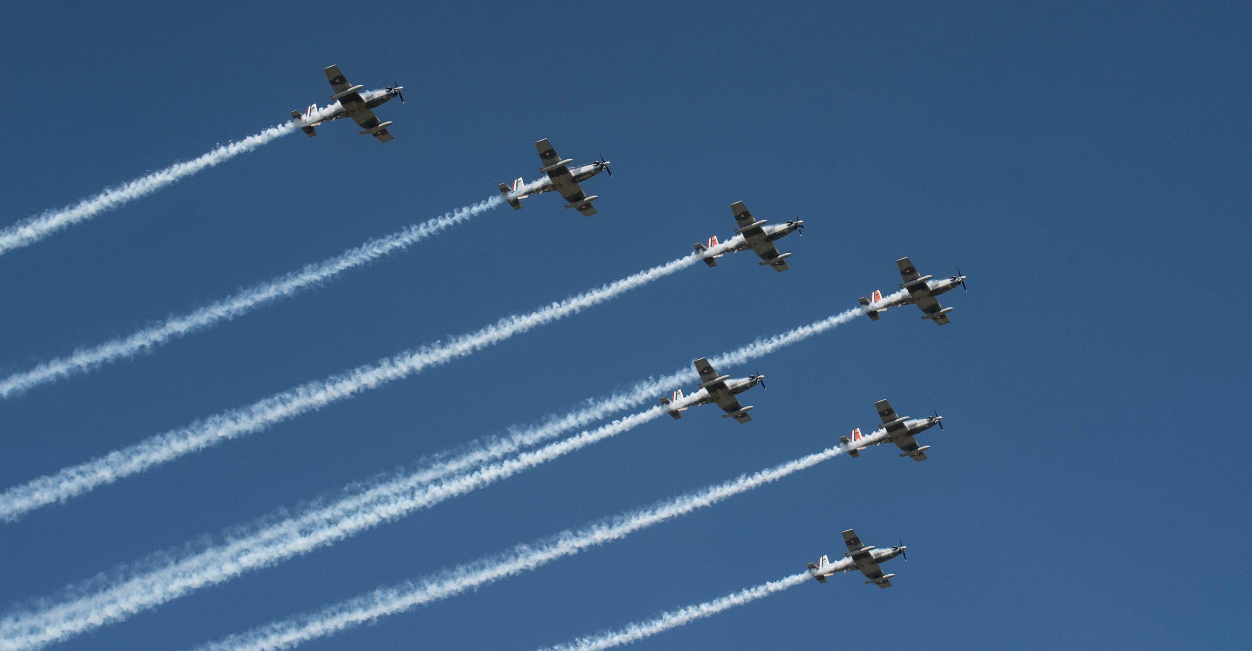El paracaidista y otros accidentes ocurridos durante el desfile militar en México