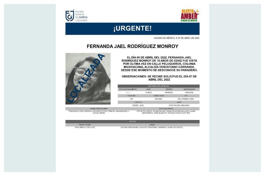 Fernanda Jael, estudiante del IPN, es localizada con vida