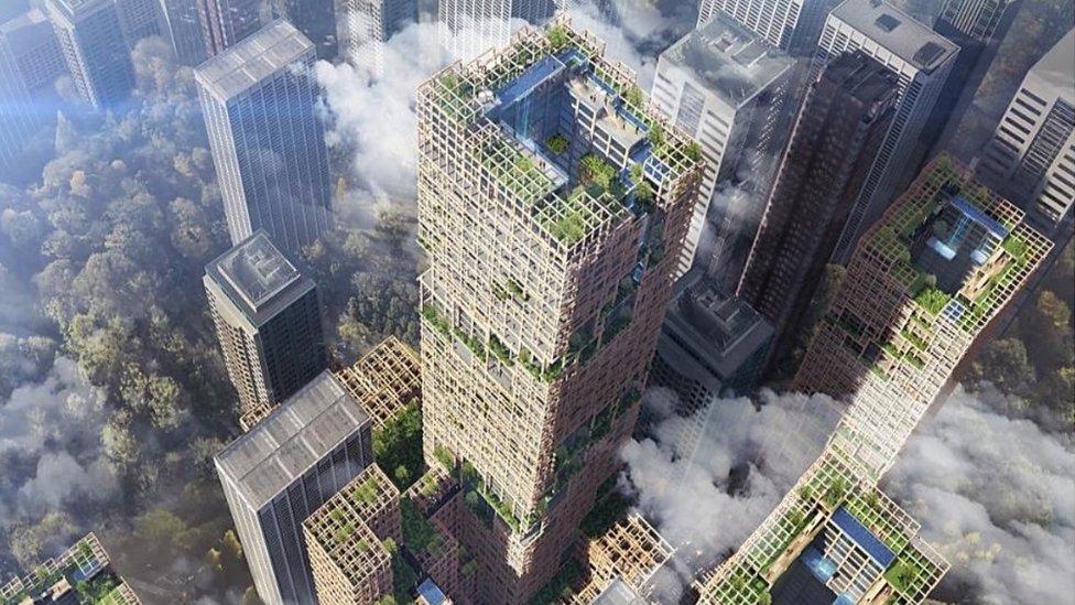 Así es el rascacielos de madera más alto del mundo que quiere construir Japón