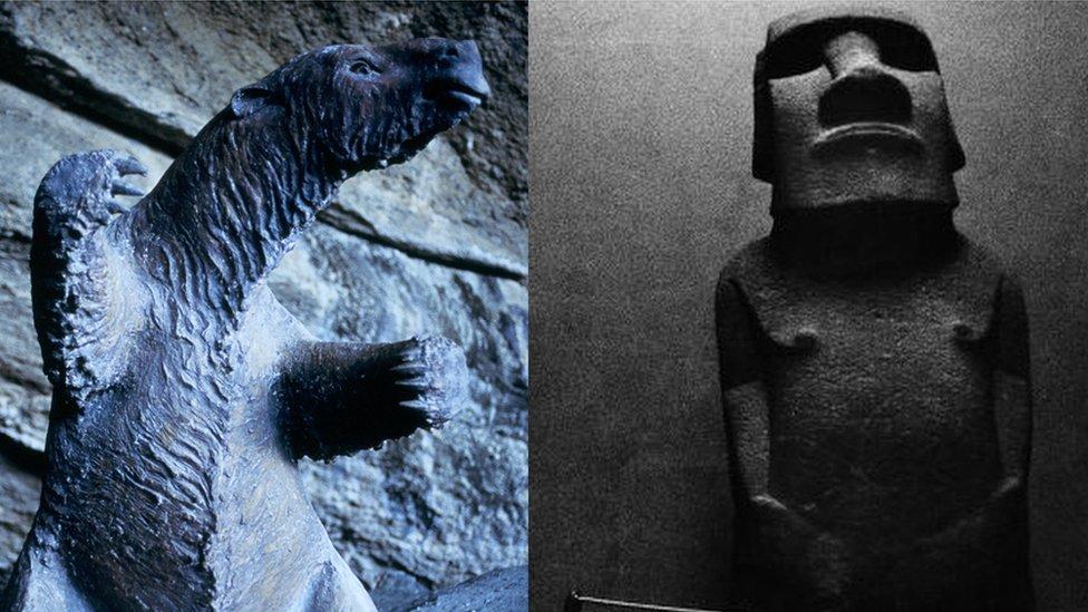 La respuesta de los museos británicos a los que Chile les pide le devuelvan un milodón de 10.000 años y una antigua estatua moai