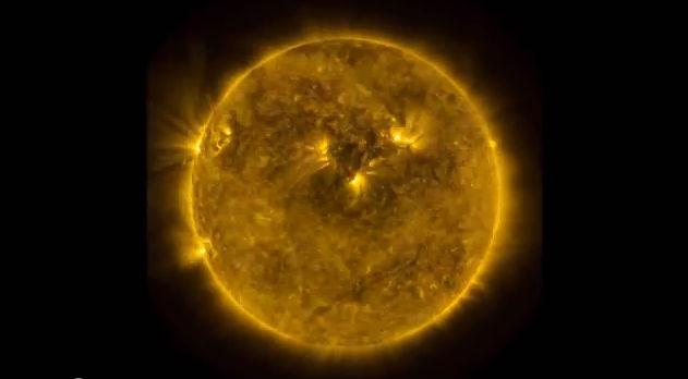 Tres años de vida del Sol, en tres minutos