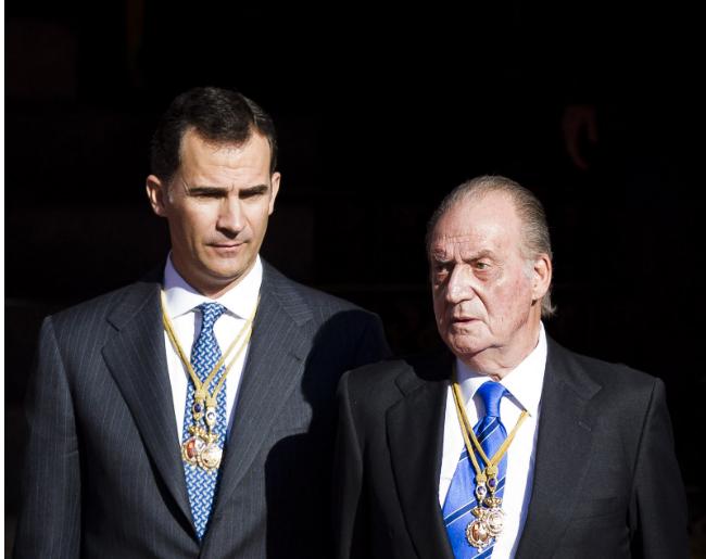 Avanza sucesión de la Corona española