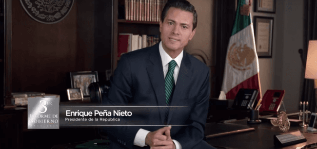 Educación, economía, seguridad: Peña lanza los spots del Tercer Informe de gobierno