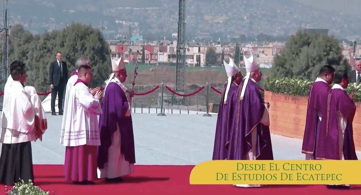 Misa del papa Francisco en Ecatepec