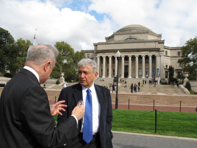 <em>La crisis de México</em>, según AMLO (discurso íntegro en la Universidad de Columbia)