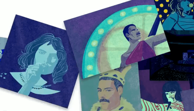 El tributo de Google para Freddy Mercury