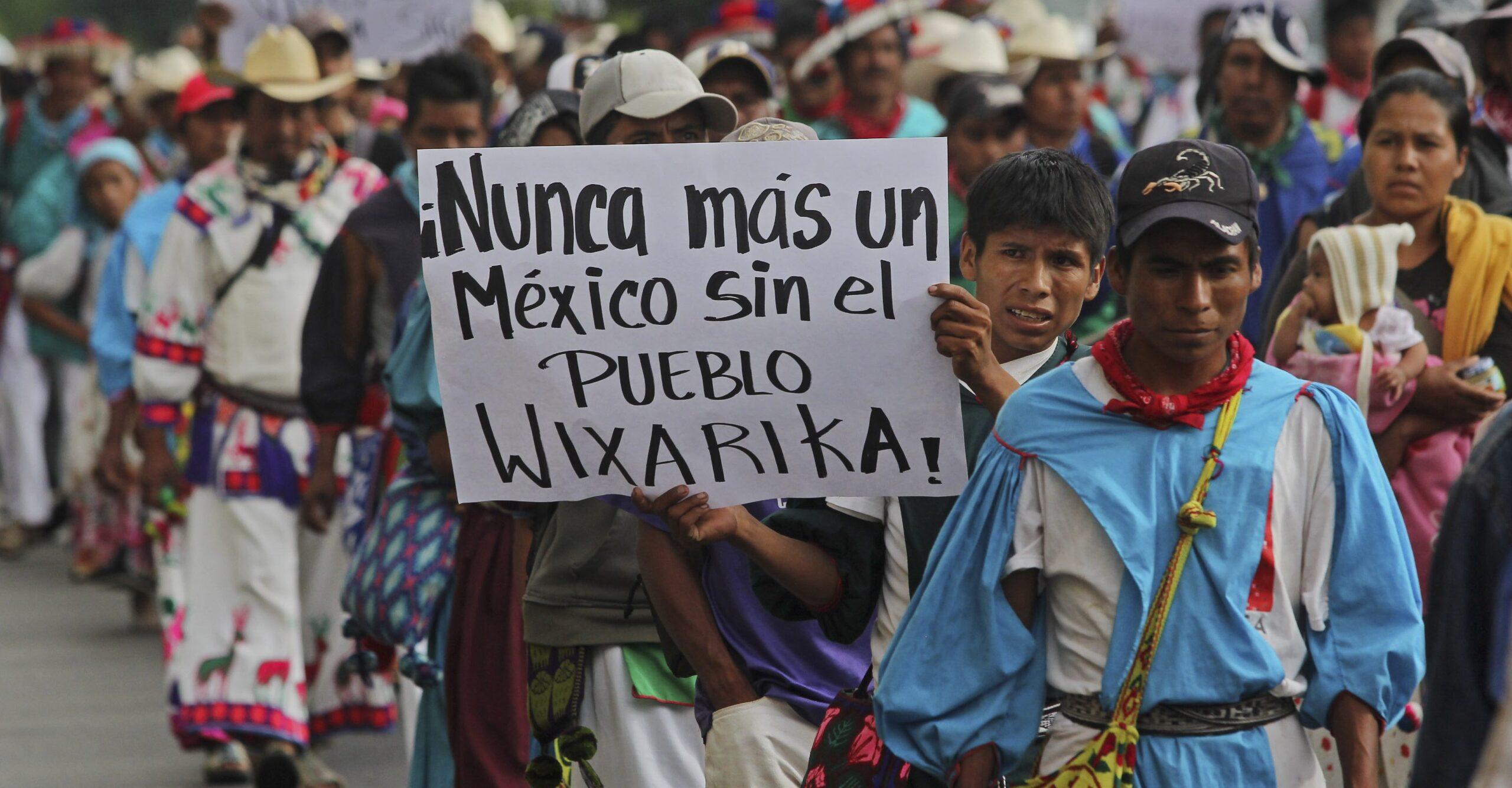 Indígenas wixárikas frenan campañas en el norte de Jalisco por conflicto de tierras