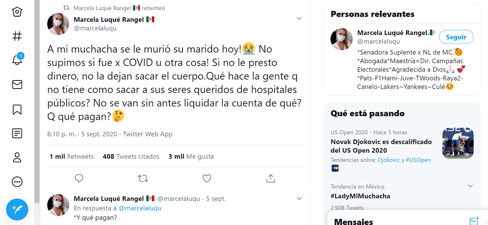 Senadora suplente en NL dice que trabajadora del hogar es ‘su muchacha’; MC le pide disculparse