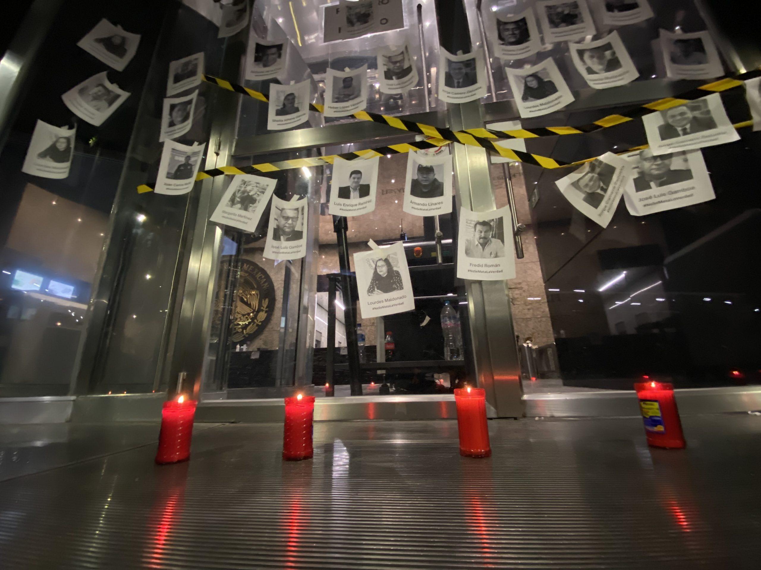 ¡No se mata la verdad! Periodistas protestan por el asesinato de Fredid Román