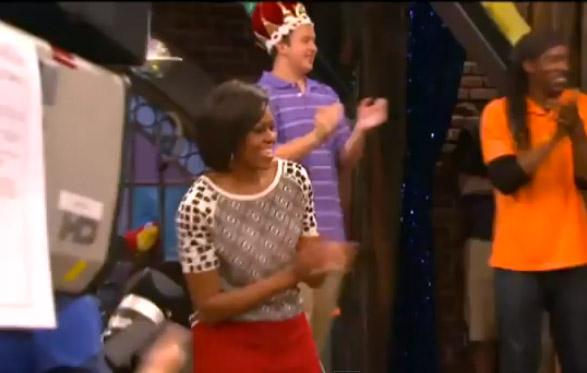 Michelle Obama debuta en tv