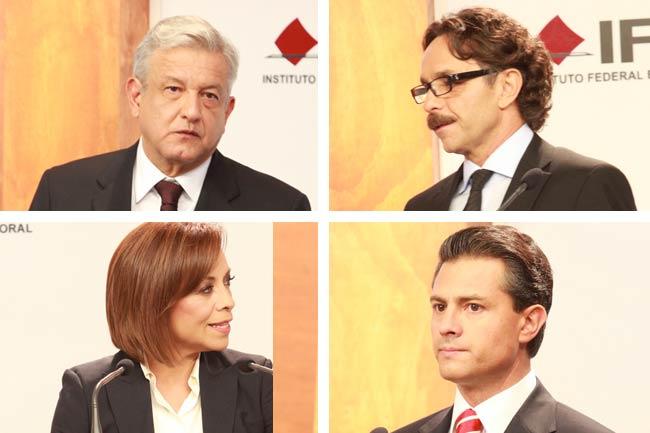 Críticas y falta de tiempo marcan el debate; nadie obtiene el <i>K.O</i>