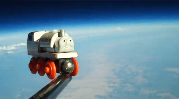 “Stanley” el tren va al espacio