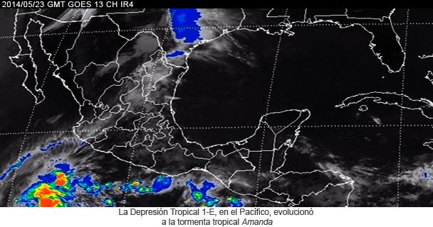 Tormenta tropical “Amanda” amenaza costas del Pacífico