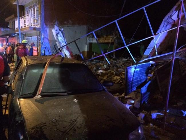 Explota tanque de gas en Jalapa; el saldo es de un muerto y 5 heridos