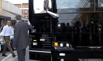 Roban camión a Obama