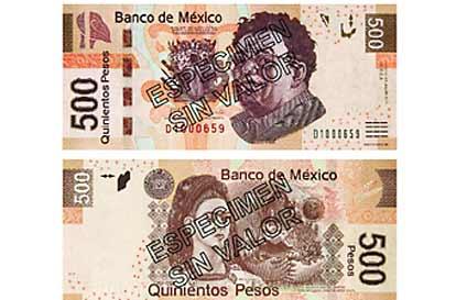 Presenta Banxico nuevo billete de 500 pesos