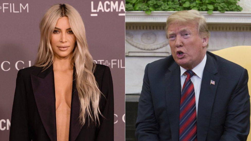 ¿Qué hace Kim Kardashian en la Casa Blanca?
