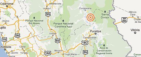Reportan temblor de 6.9 grados en Perú